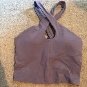 Lululemon Purple align keyhole halter tank size 2